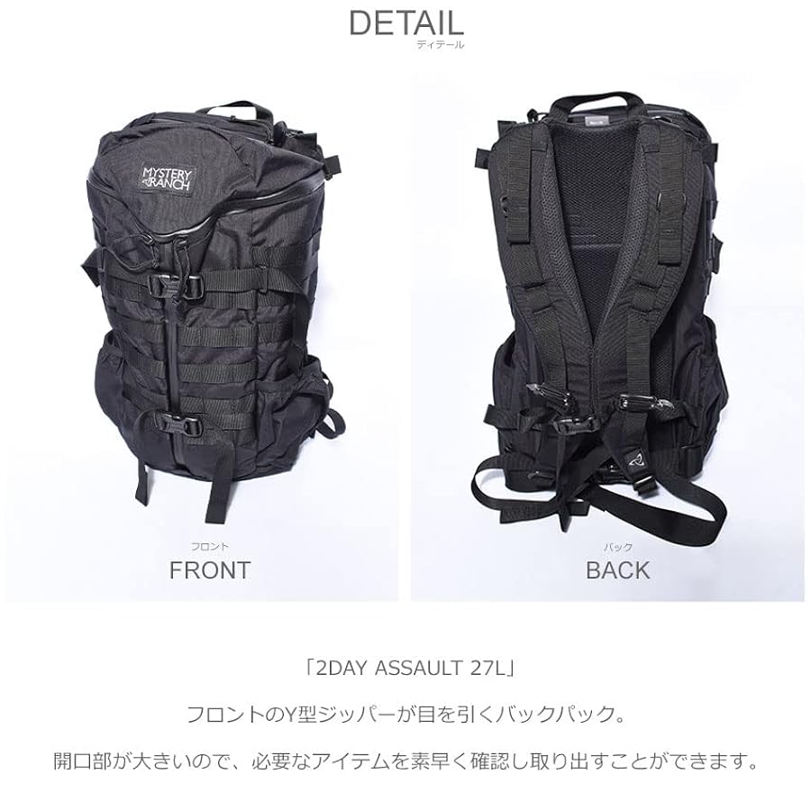 Amazon.co.jp: Mystery Lunch, 2-Day Assault Backpack, 6.5 gal